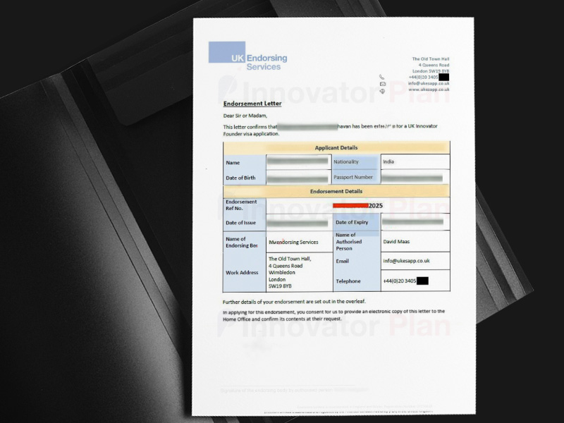 Grid of successful visa and residence cards